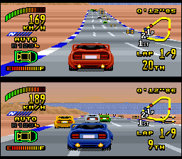 Top Racer 2 screenshot 3 for Super Famicom